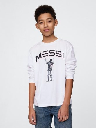 Çocuklar için Messi Grafik Tişört