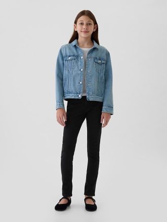 Çocuklar için Orta Bel Skinny Pantolon