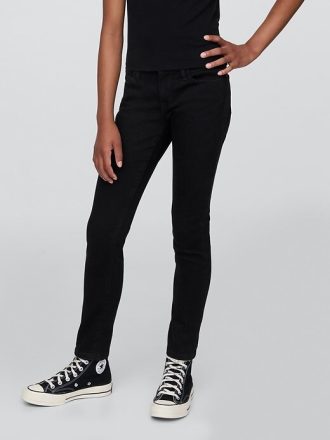 Çocuklar için Orta Bel Skinny Pantolon