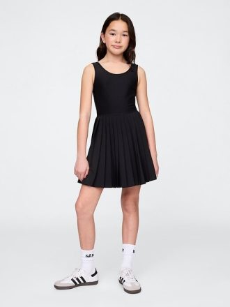 Çocuklar için Pileli Tenis Elbisesi
