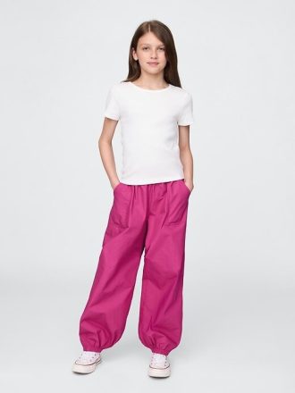Çocuklar için Poplin Bol Pantolon
