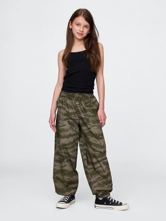 Çocuklar için Poplin Bol Pantolon