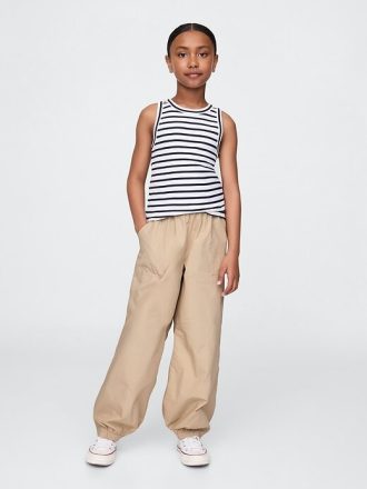Çocuklar için Poplin Bol Pantolon