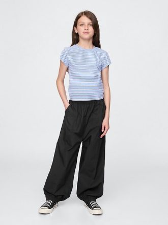 Çocuklar için Poplin Bol Pantolon