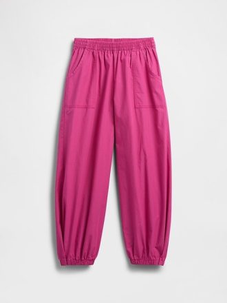 Çocuklar için Poplin Bol Pantolon