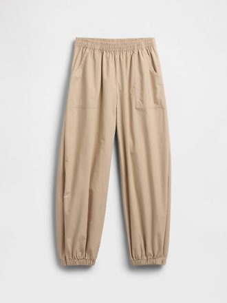 Çocuklar için Poplin Bol Pantolon
