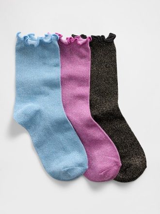 Çocuklar için Simli Çoraplar (3’lü Paket)