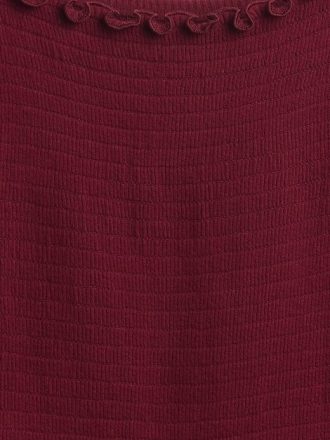 Çocuklar için Softspun Fırfırlı Kare Yaka Elbise