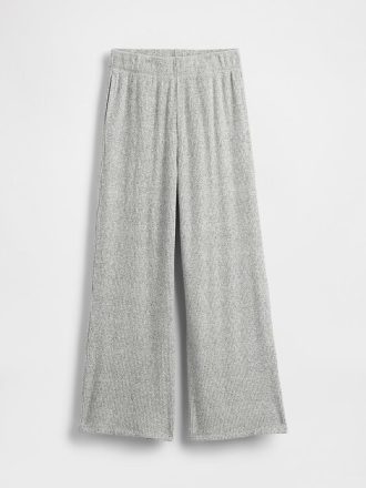 Çocuklar için Softspun Rib Geniş Paça Pantolon