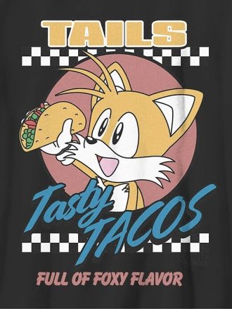 Çocuklar için Sonic The Hedgehog Tails Tacos Grafik Tişörtü