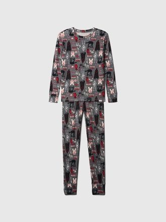 Çocuklar için Star Wars Organik Fırçalanmış Pamuklu Pijama Takımı