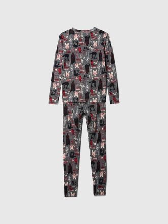 Çocuklar için Star Wars Organik Fırçalanmış Pamuklu Pijama Takımı
