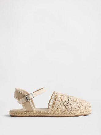 Çocuklar için Tığ İşi Espadriller