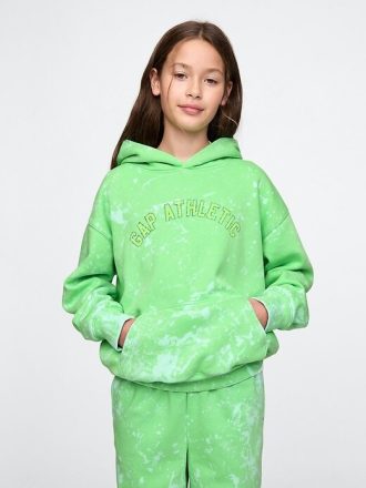 Çocuklar için Vintage Yumuşak Logolu Kapüşonlu Sweatshirt