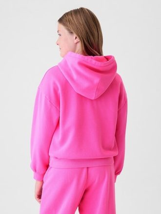 Çocuklar için Vintage Yumuşak Logolu Kapüşonlu Sweatshirt