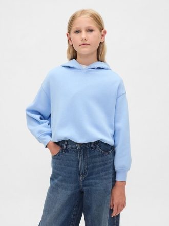 Çocuklar için VintageSoft Büyük Boy Balonlu Kapüşonlu Sweatshirt