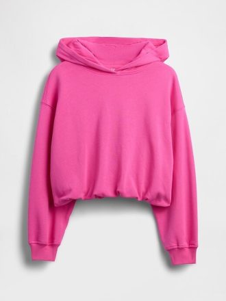 Çocuklar için VintageSoft Büyük Boy Balonlu Kapüşonlu Sweatshirt