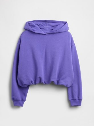 Çocuklar için VintageSoft Büyük Boy Balonlu Kapüşonlu Sweatshirt