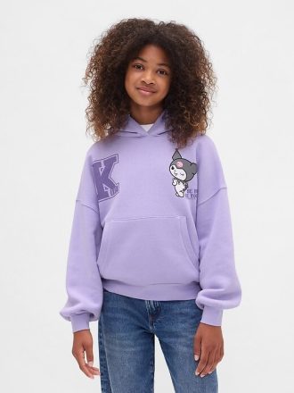 Çocuklar için VintageSoft Grafik Kapüşonlu Sweatshirt