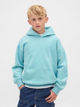 Çocuklar için VintageSoft Rahat Kapüşonlu Sweatshirt