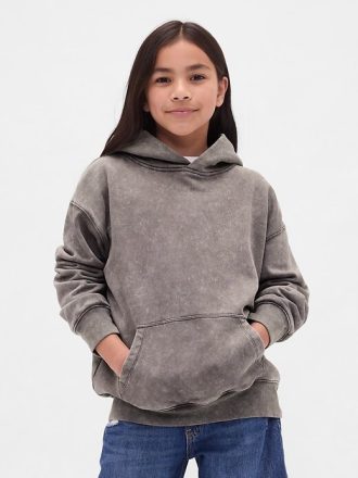 Çocuklar için VintageSoft Rahat Kapüşonlu Sweatshirt