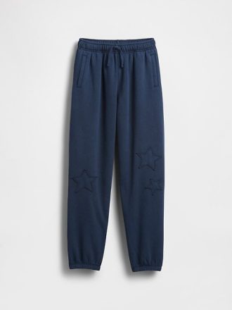 Çocuklar için VintageSoft Rahat Yamalı Jogger Pantolon