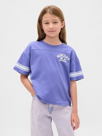 Çocuklar İçin Büyük Boy Grafik Tişört