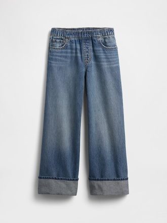 Çocuklar İçin Düşük Bel Rahat Geniş Paça Bol Pantolon