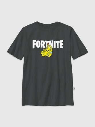Çocuklar İçin Fortnite Muzlu Grafik Tişört