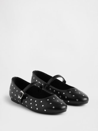 Çocuklar İçin Çivili Mary Jane Flats