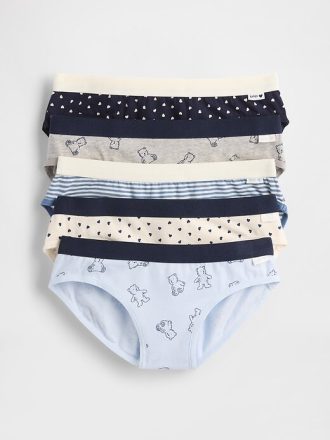 Çocuklar İçin Organik Esnek Pamuklu Bikini Altı (5’li Paket)