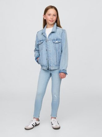 Çocuklar İçin Orta Bel Giyilebilir Jegging