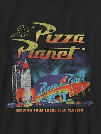 Çocuklar İçin Oyuncak Hikayesi Pizza Planet Grafik Tişört