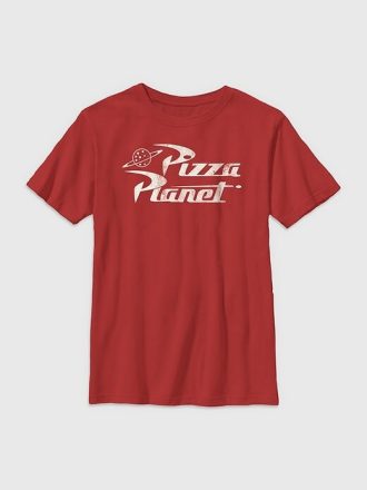 Çocuklar İçin Oyuncak Hikayesi Vintage Pizza Tişörtü