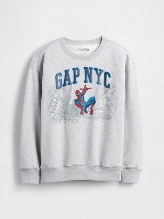 Çocuklar İçin VintageSoft Marvel Grafik Logolu Sweatshirt