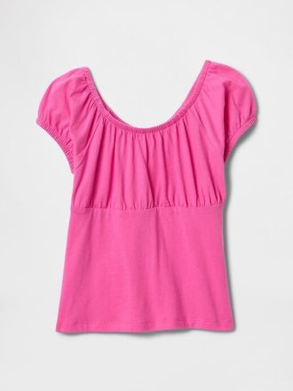 Çocuklar İçin Yuvarlak Yakalı Üst