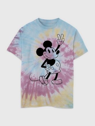 Çocuklar Mickey Tie Dye Tişört