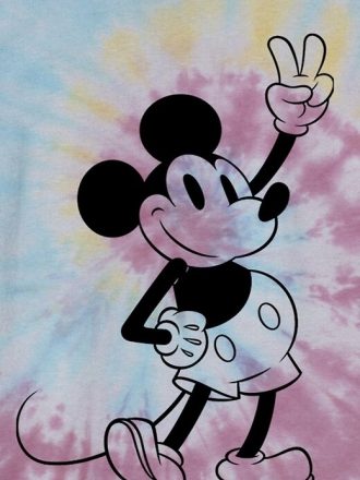 Çocuklar Mickey Tie Dye Tişört