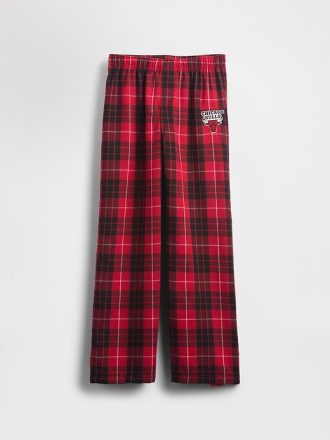 Çocuklar NBA Chicago Bulls Flanel Pijama Pantolonu