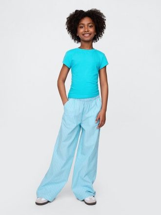 Çocuklar Poplin Bol Pantolon