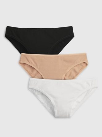 Organik Esnek Pamuklu Bikini Altı (3’lü Paket)