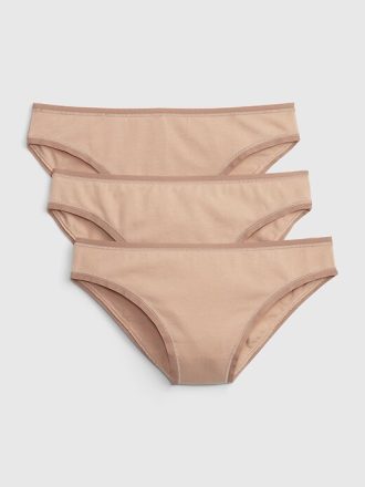 Organik Esnek Pamuklu Bikini Altı (3’lü Paket)
