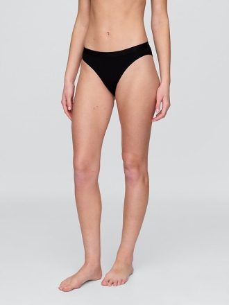 Organik Esnek Pamuklu Logo Bikini