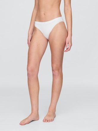 Organik Esnek Pamuklu Logo Bikini