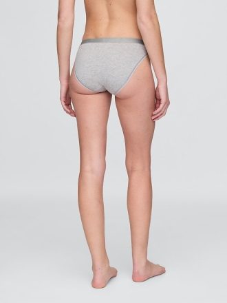 Organik Esnek Pamuklu Logo Bikini