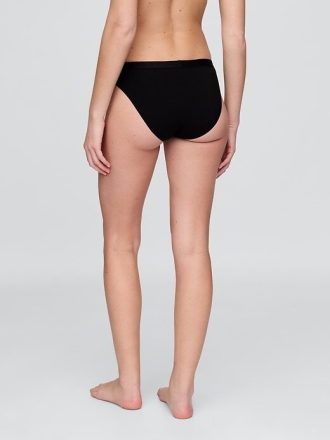Organik Esnek Pamuklu Logo Bikini
