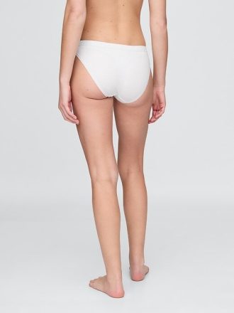 Organik Esnek Pamuklu Logo Bikini