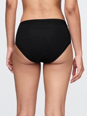 Organik Esnek Pamuklu Yüksek Bel Bikini