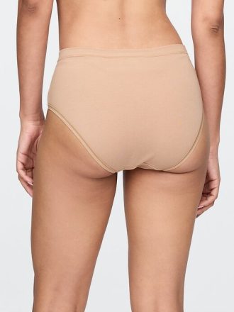 Organik Esnek Pamuklu Yüksek Bel Bikini