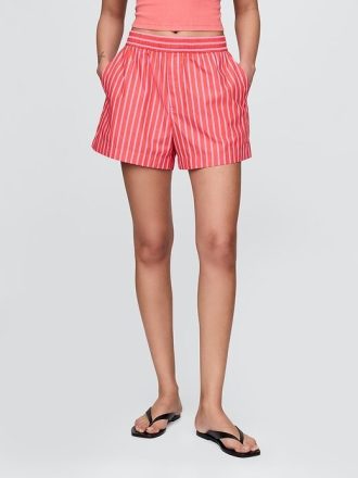 Organik Pamuklu Poplin Boxer Şort